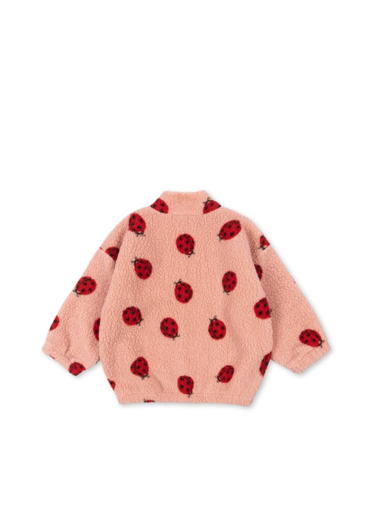 Jody Teddy Jacket - Ladybug Pink - Konges Slojd Jody Teddy Jacket - Ladybug Pink - Konges Slojd