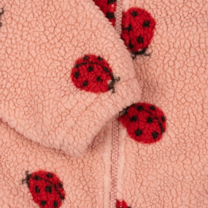 Jody Teddy Jacket - Ladybug Pink - Konges Slojd Jody Teddy Jacket - Ladybug Pink - Konges Slojd