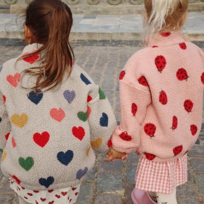 Jody Teddy Jacket - Ladybug Pink - Konges Slojd Jody Teddy Jacket - Ladybug Pink - Konges Slojd