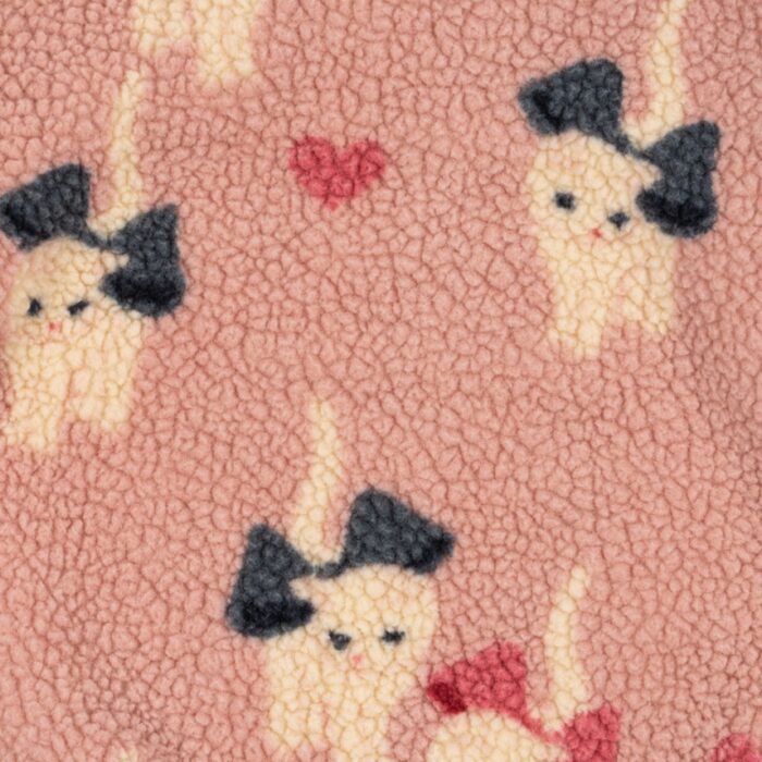 Jody Teddy Jacket Grs - Bow Kitty - Konges Slojd Jody Teddy Jacket Grs - Bow Kitty - Konges Slojd