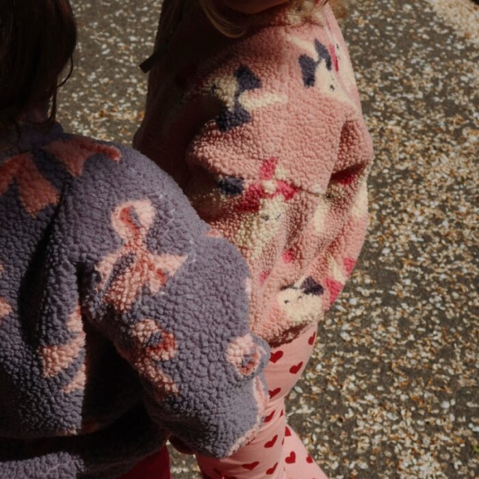 Jody Teddy Jacket Grs - Bow Kitty - Konges Slojd Jody Teddy Jacket Grs - Bow Kitty - Konges Slojd