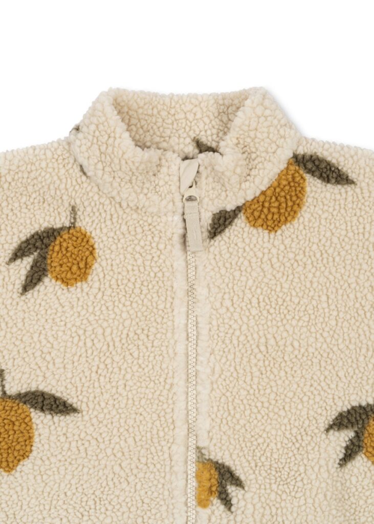 Jody Teddy Jacket Grs - Mon Grand Citron Sage - Konges Slojd Jody Teddy Jacket Grs - Mon Grand Citron Sage - Konges Slojd