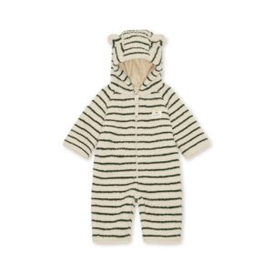 Jody Teddy Onesie - Erba Stripe