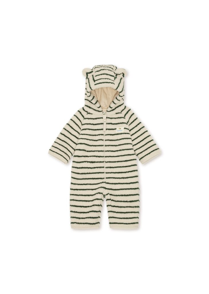 Jody Teddy Onesie - Erba Stripe