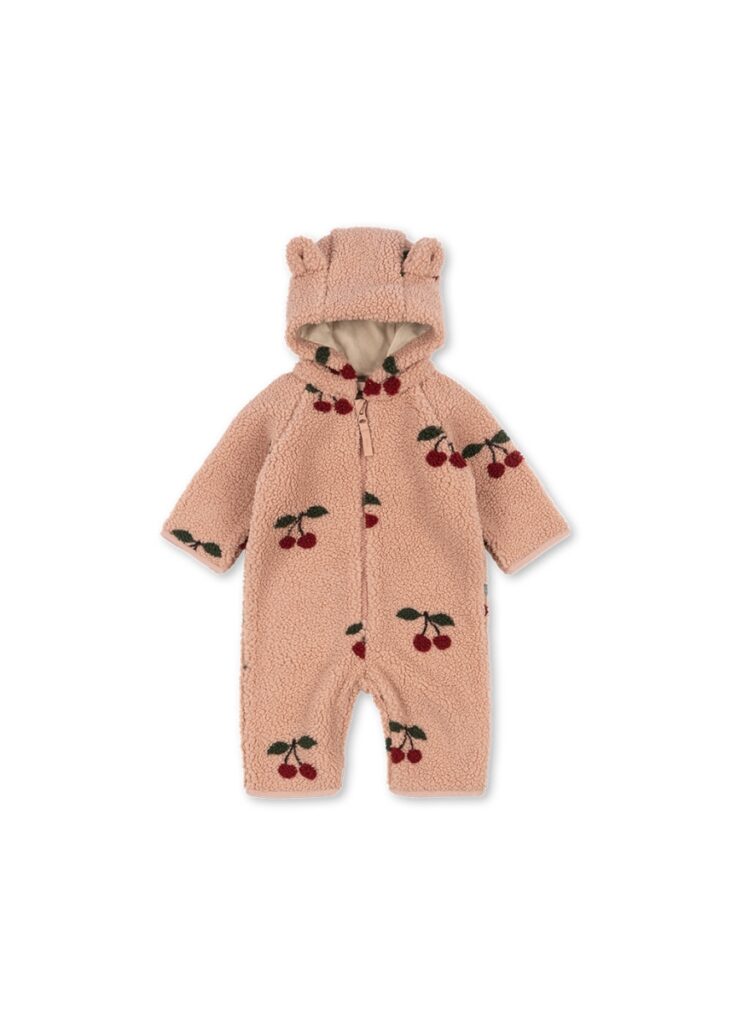 Jody Teddy Onesie - Ma Grande Cerise Blush