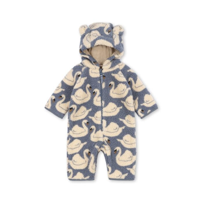 Jody Teddy Onesie - Swan Jody Teddy Onesie - Swan
