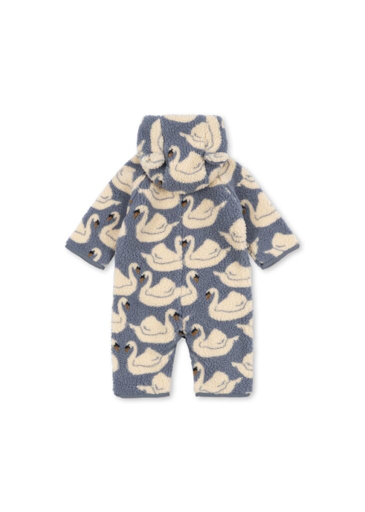 Jody Teddy Onesie - Swan Jody Teddy Onesie - Swan