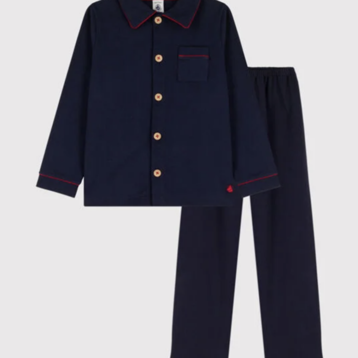 Jongenspyjama - Navy - Petit Bateau Jongenspyjama - Navy - Petit Bateau