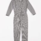 Jumpsuit Small Vichy Antraciet ADULT - Mundo Melocoton