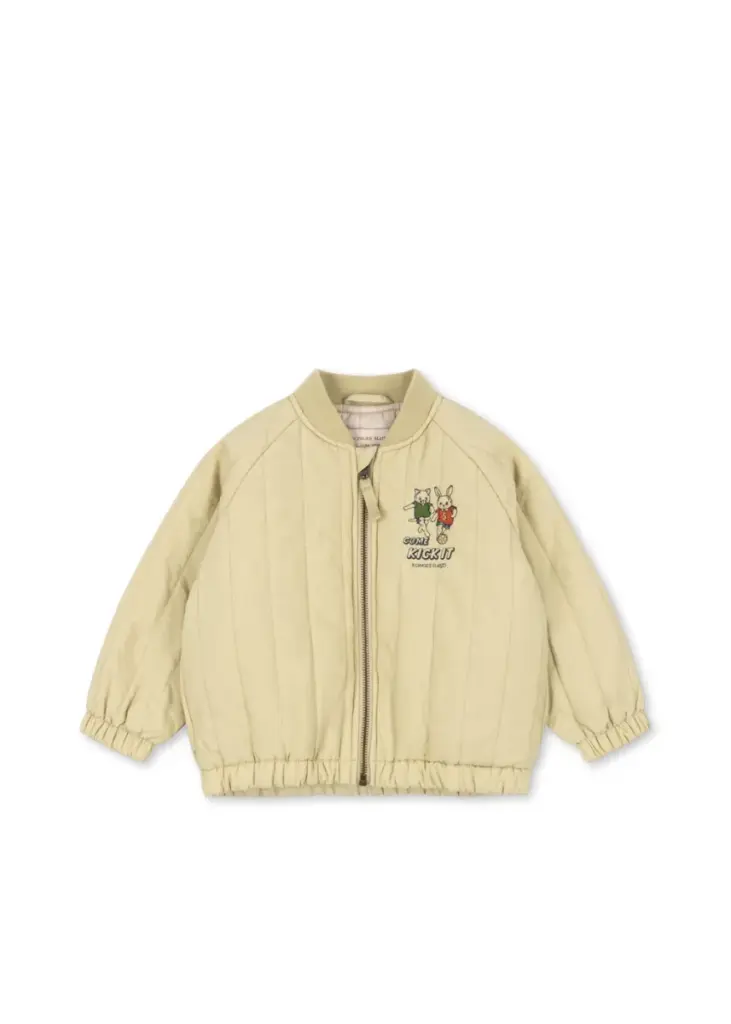 Juno Bomber Jacket - Pale Olive Green - Konges Slojd