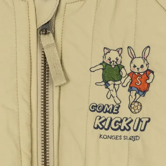 Juno Bomber Jacket - Pale Olive Green - Konges Slojd Juno Bomber Jacket - Pale Olive Green - Konges Slojd