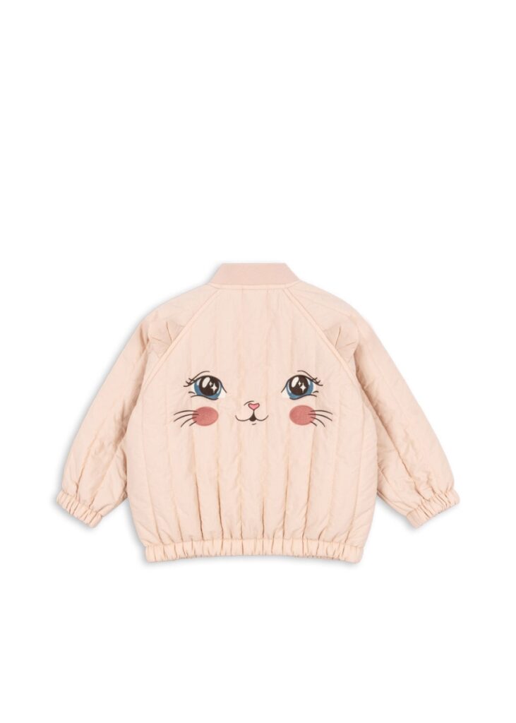Juno Kitty Bomber Jacket - Cameo Rose - Konges Slojd Juno Kitty Bomber Jacket - Cameo Rose - Konges Slojd