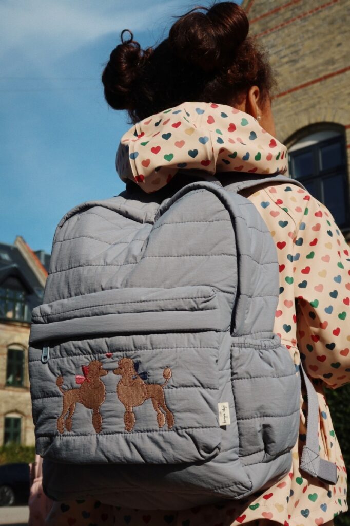 Juno Quilted Backpack Midi - Tradewinds - Konges Slojd Juno Quilted Backpack Midi - Tradewinds - Konges Slojd