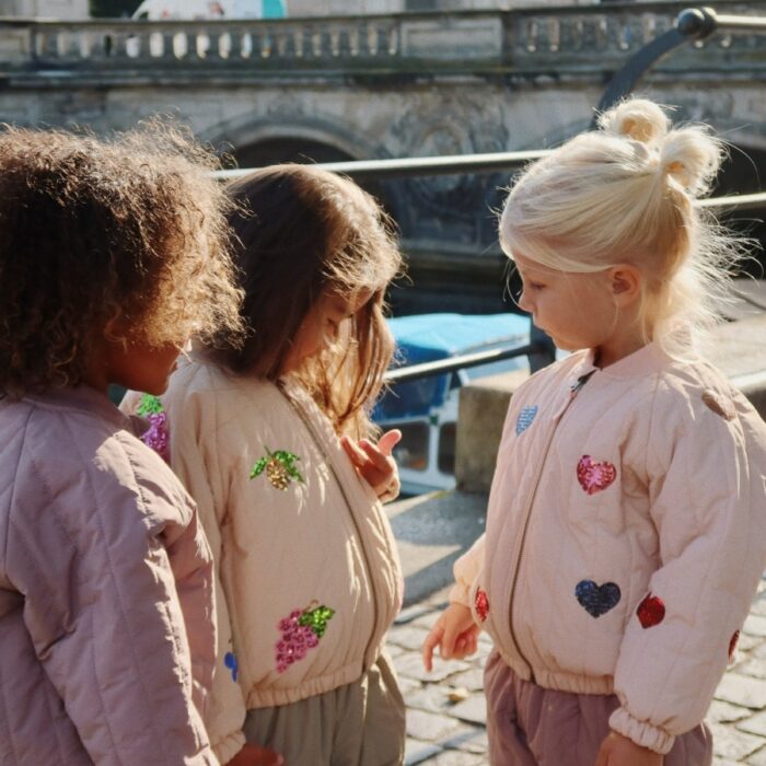 Juno Sequin Bomber - Cameo Rose - Konges Slojd Juno Sequin Bomber - Cameo Rose - Konges Slojd