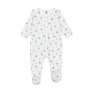 Katoenen Babypyjama - Bloemenprint multicouleur - Petit Bateau