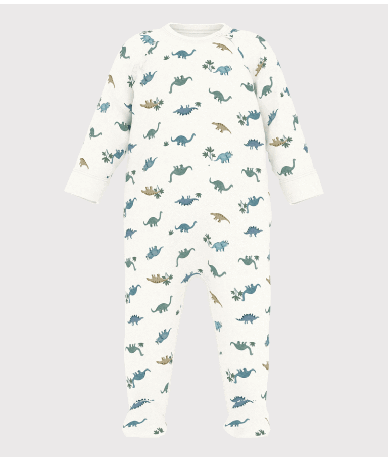 Katoenen Babypyjama - Dino - Petit Bateau