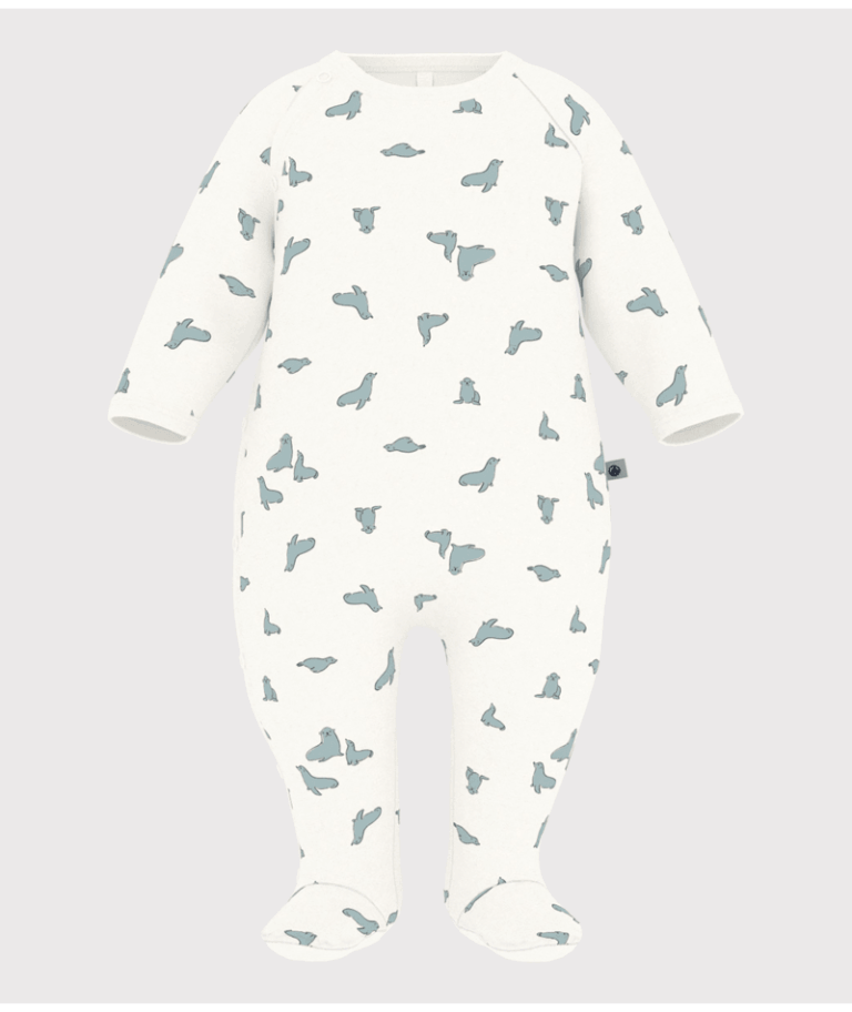 Katoenen Babypyjama - Zeehond - Petit Bateau