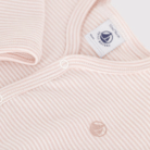 Katoenen Babypyjama Streepjes - Blush - Petit Bateau