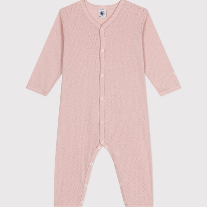 Katoenen Pyjama Zonder Voetjes - Rose - Petit Bateau Katoenen Pyjama Zonder Voetjes - Rose - Petit Bateau