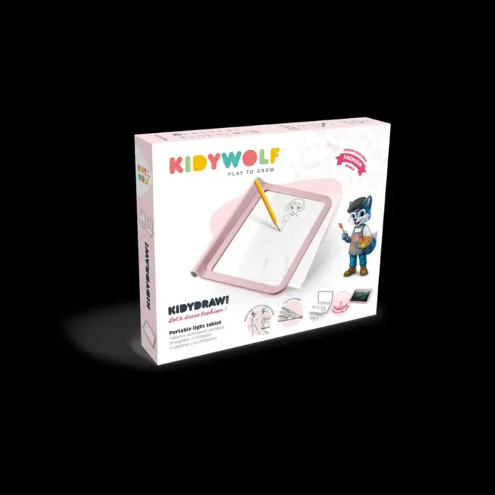 Kidydraw Pro - Roze - Kidywolf