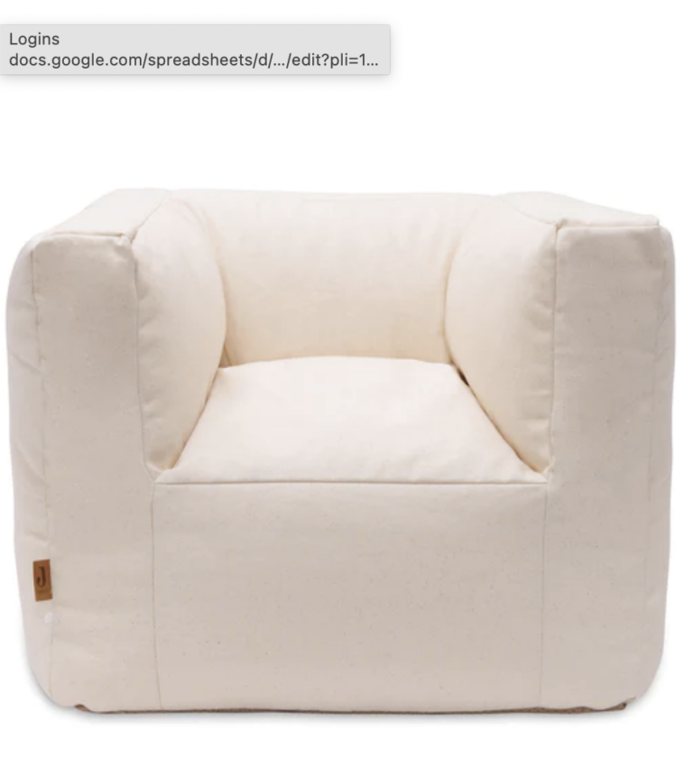 Kinderfauteuil - Twill Natural - Jollein