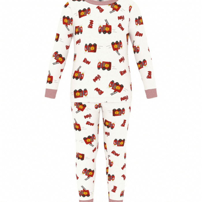 Kinderpyjama - Brandweer - Petit Bateau Kinderpyjama - Brandweer - Petit Bateau