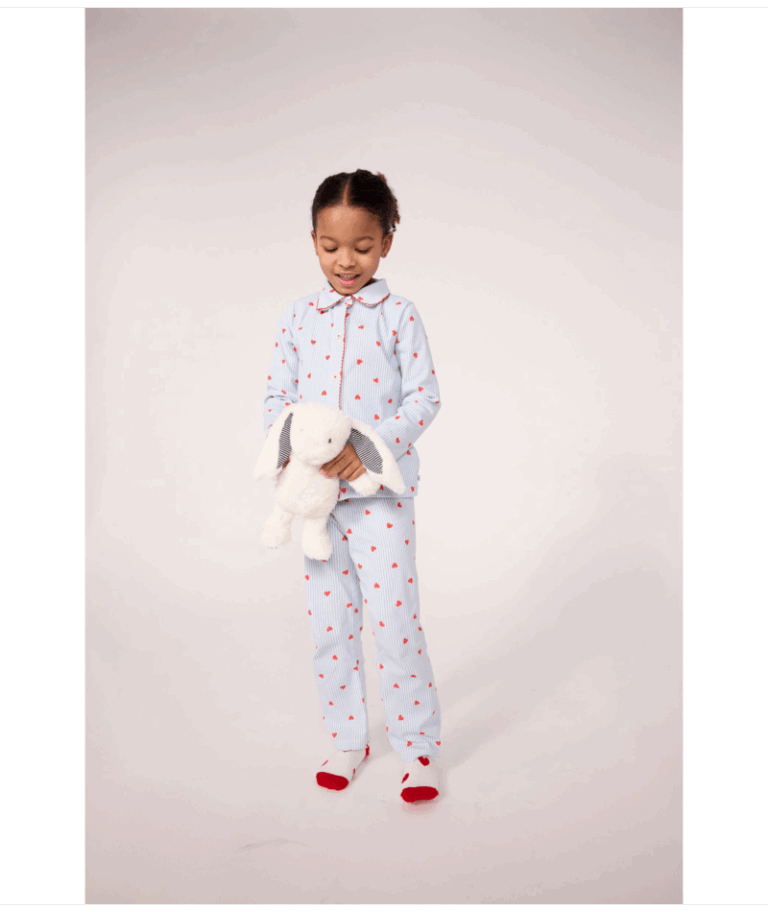 Kinderpyjama - Hartjes - Petit Bateau