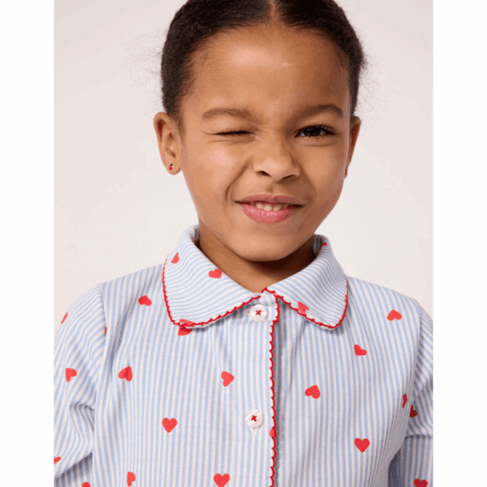 Kinderpyjama - Hartjes - Petit Bateau Kinderpyjama - Hartjes - Petit Bateau