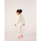 Kinderpyjama Badstof - Gekleurde Hartjes - Petit Bateau