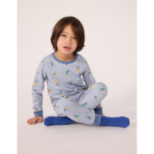 Kinderpyjama Fleece - Ski - Petit Bateau Kinderpyjama Fleece - Ski - Petit Bateau