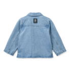 Kinsley Placement Denim Overshirt - Cool kids / Light blue denim - Liewood