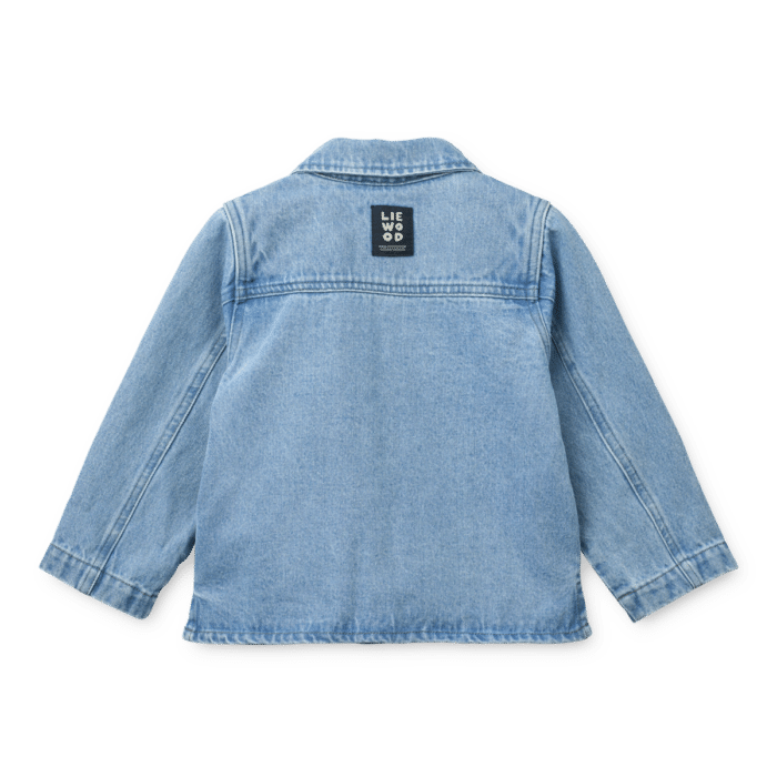 Kinsley Placement Denim Overshirt - Cool kids / Light blue denim - Liewood Kinsley Placement Denim Overshirt - Cool kids / Light blue denim - Liewood