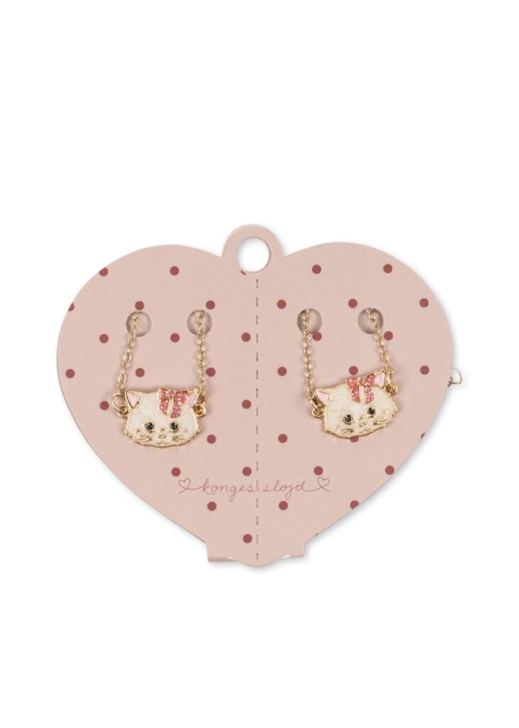 Kitty Bestie Bracelets 2 Pcs - Gold - Konges Slojd
