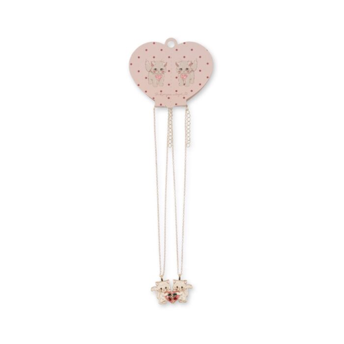 Kitty Bestie Necklace - Gold - Konges Slojd