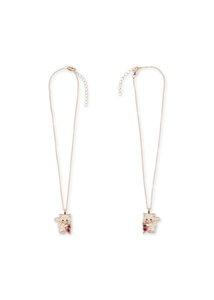 Kitty Bestie Necklace - Gold - Konges Slojd
