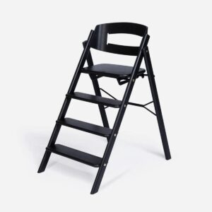 Klapp Foldable High Chair - Black Premium Oak - KAOS