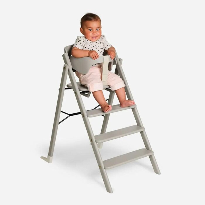 Klapp Foldable High Chair - Grey Beuk - KAOS Klapp Foldable High Chair - Grey Beuk - KAOS