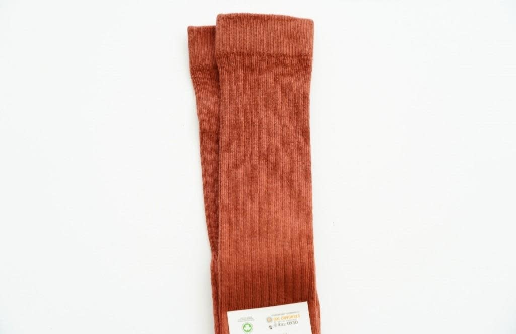 Kniekousen Organic Cotton - Rust - Grech & Co Kniekousen Organic Cotton - Rust - Grech & Co
