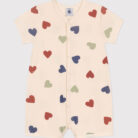 Kort Kruippakje - Color Hearts - Petit Bateau