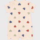 Kort Kruippakje - Color Hearts - Petit Bateau