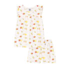 Korte Katoenen Pyjama uit 2 stuks - Vruchtenprint - Petit Bateau