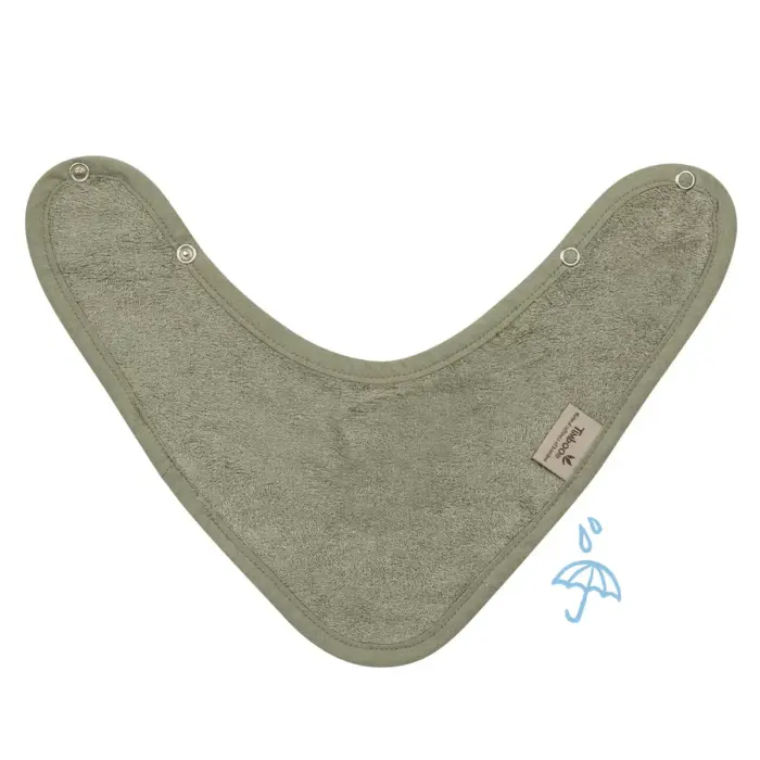 Kwijlslabbetje (waterdicht) - Whisper Green - Timboo