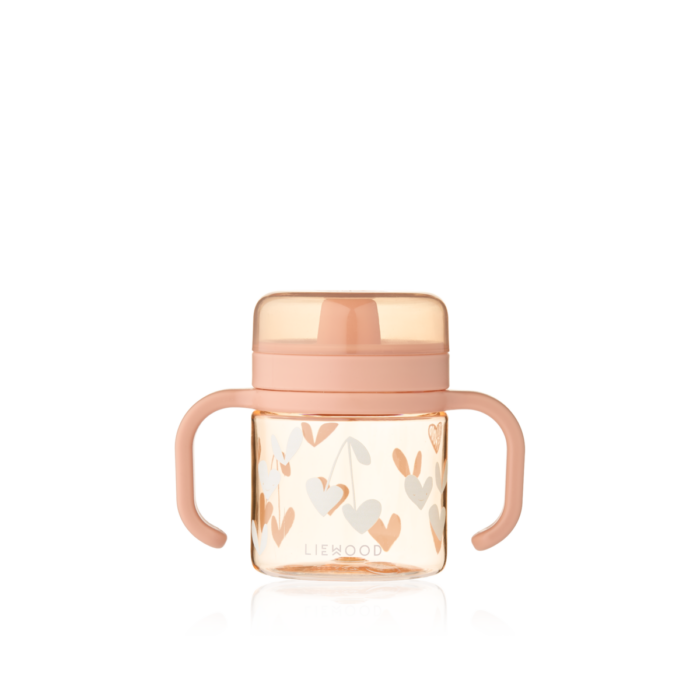 Kylo Tritan Sippy Cup 280ml - Sweethearts / Pale tuscany - Liewood