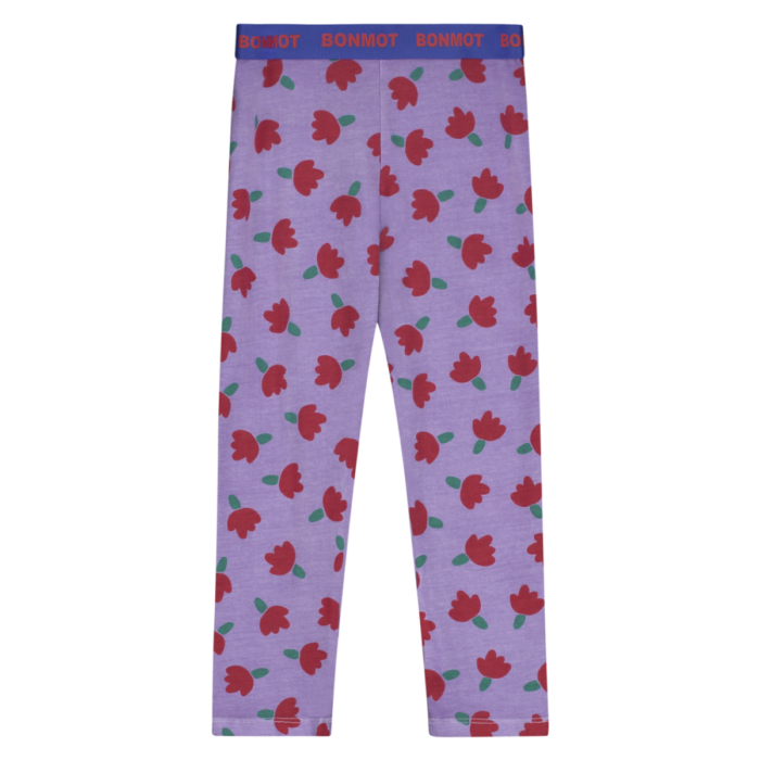 Legging Allover Flowers - Mallow - Bonmot Legging Allover Flowers - Mallow - Bonmot