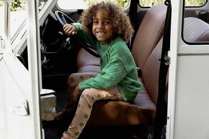 Legging James - Dot print brown - Ammehoela Legging James - Dot print brown - Ammehoela