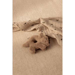 Lewis Muslin Cloth 2-Pack - Mini whale / Sandy - Liewood