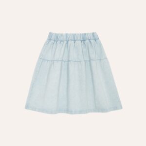 Light Blue Denim Skirt - Light Blue - The Campamento