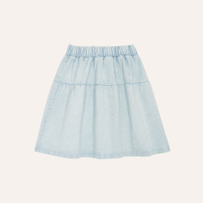 Light Blue Denim Skirt - Light Blue - The Campamento Light Blue Denim Skirt - Light Blue - The Campamento