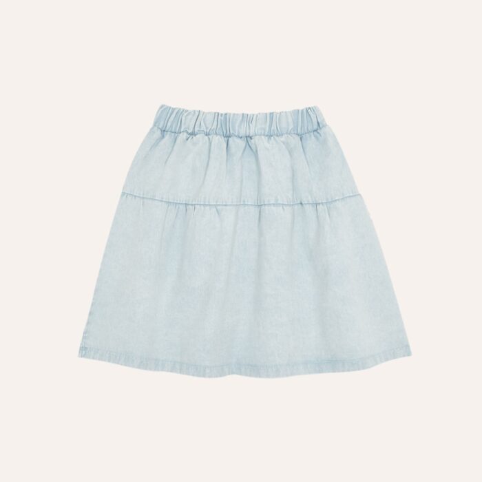 Light Blue Denim Skirt - Light Blue - The Campamento Light Blue Denim Skirt - Light Blue - The Campamento