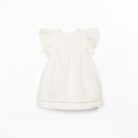 Linen Dress - White - Play Up